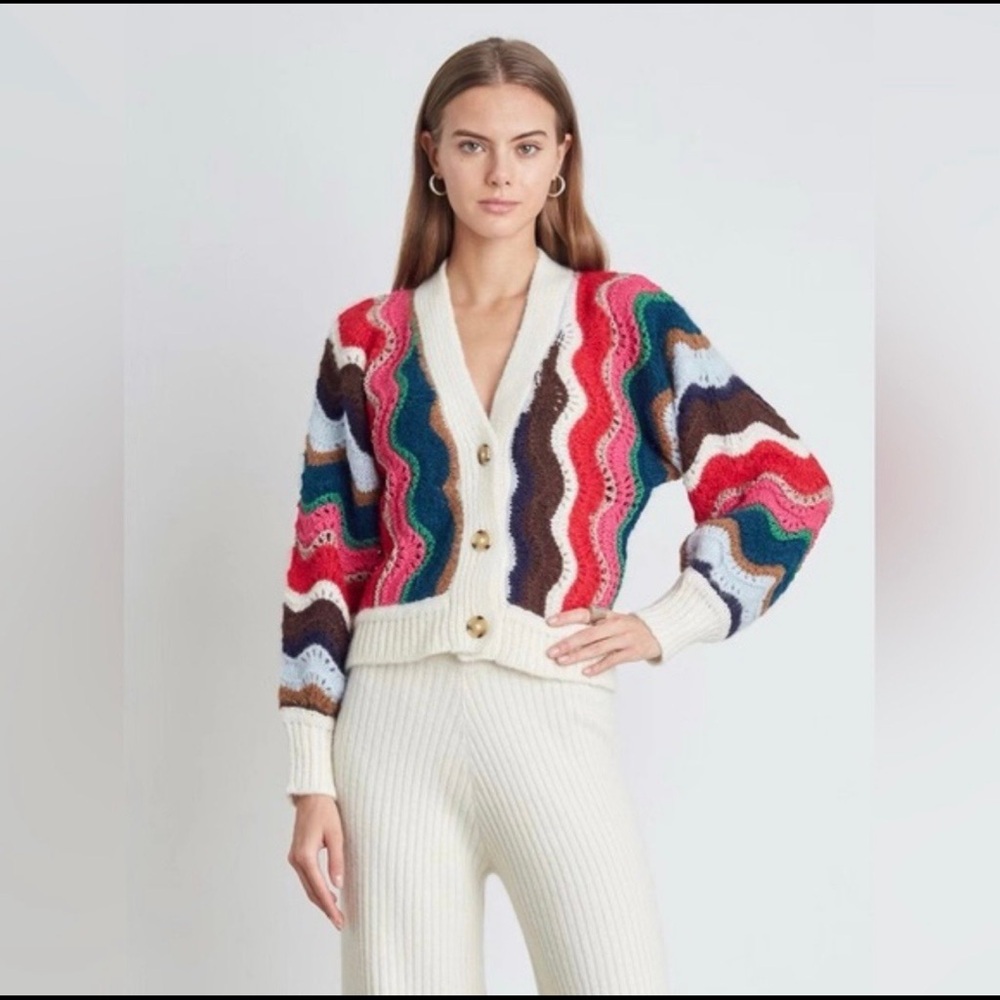 ELEVEN SIX Taylor Knit Cardigan Multi Color
